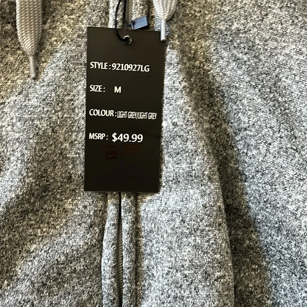 Gray Zip-Up Hoodie size Medium ❤️